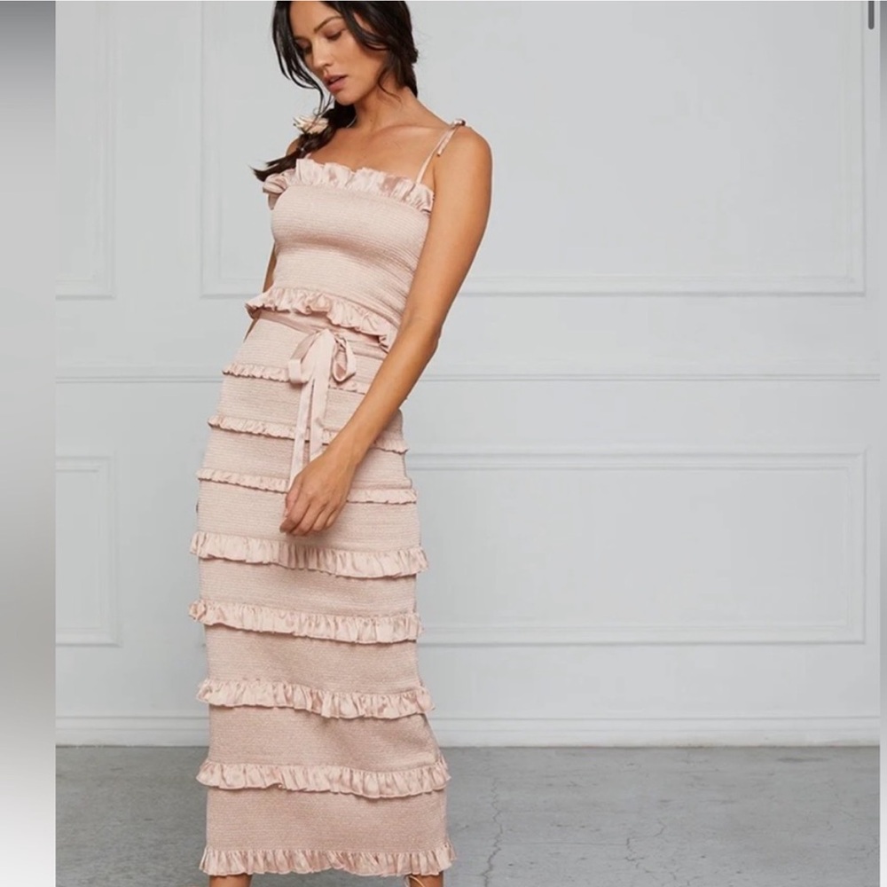 V. Chapman Lily dress, size 6, color “rose dust”